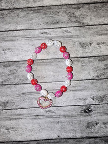 Pink Heart Bracelet - made by kid Sam - Create Marketplace