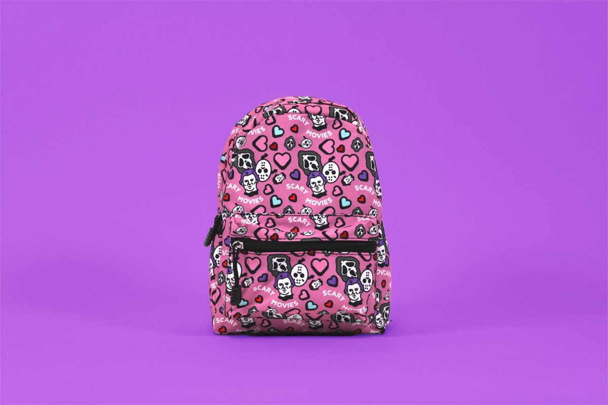 Pink Scary Movies Mini Backpack - Create Marketplace