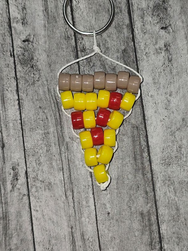 Pizza keychain - made by kid Luke - Create Marketplace