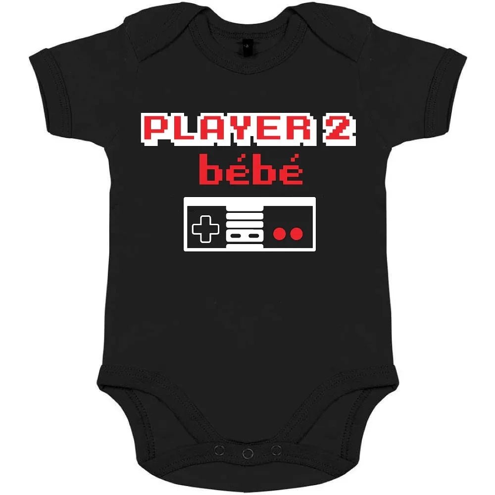 Player 1 Papa and Player 2 Bebe Dad and Child Matching Outfit - Create Marketplace