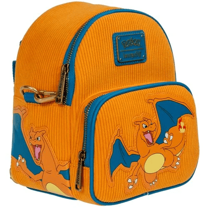 Pokemon Charizard Corduroy Convertible Mini-Backpack - Entertainment Earth Exclusive - Create Marketplace