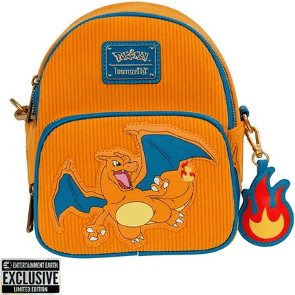 Pokemon Charizard Corduroy Convertible Mini-Backpack - Entertainment Earth Exclusive - Create Marketplace
