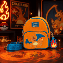 Pokemon Charizard Corduroy Convertible Mini-Backpack - Entertainment Earth Exclusive - Create Marketplace