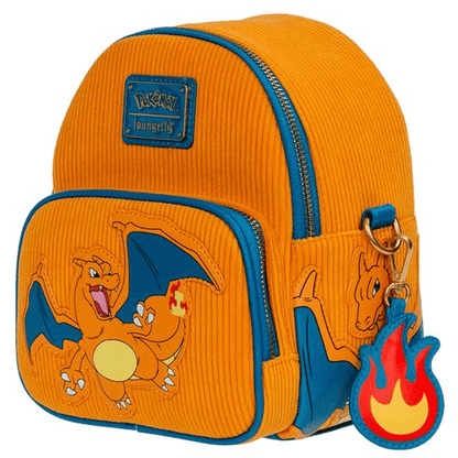 Pokemon Charizard Corduroy Convertible Mini-Backpack - Entertainment Earth Exclusive - Create Marketplace