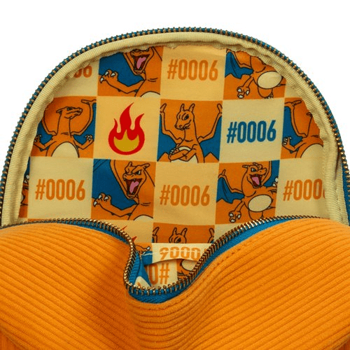 Pokemon Charizard Corduroy Convertible Mini-Backpack - Entertainment Earth Exclusive - Create Marketplace