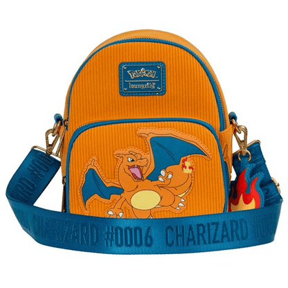Pokemon Charizard Corduroy Convertible Mini-Backpack - Entertainment Earth Exclusive - Create Marketplace