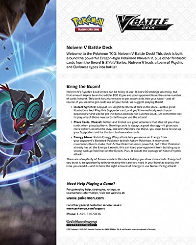 Pokemon TCG V Battle Deck: Noivern V Themed Deck - Create Marketplace