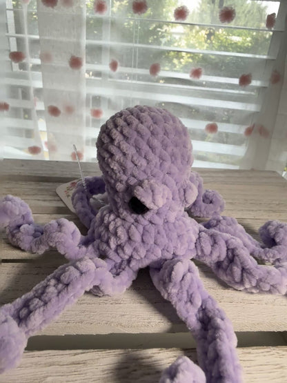 Handmade Purple Octopus Plushie
