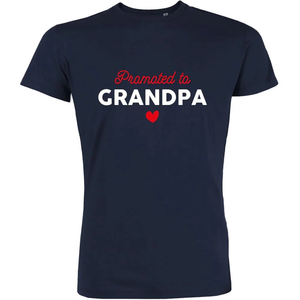 Promoted To Grandpa Men's Organic Tee - Create Marketplace