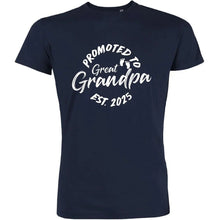Promoted To Great Grandpa Men's Organic Tee - Create Marketplace