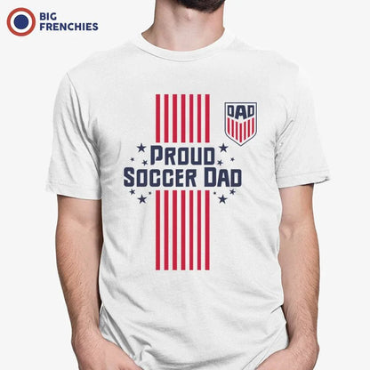 Proud Soccer Dad Men's Organic Cotton Tee - Create Marketplace