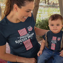 Proud Soccer Mom, Future Team USA Star Mom and Child Organic Cotton T-Shirts family Set (Set of 2) - Create Marketplace