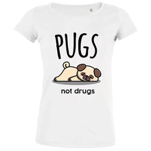 Pugs Not Drugs Women's Organic Tee - Create Marketplace