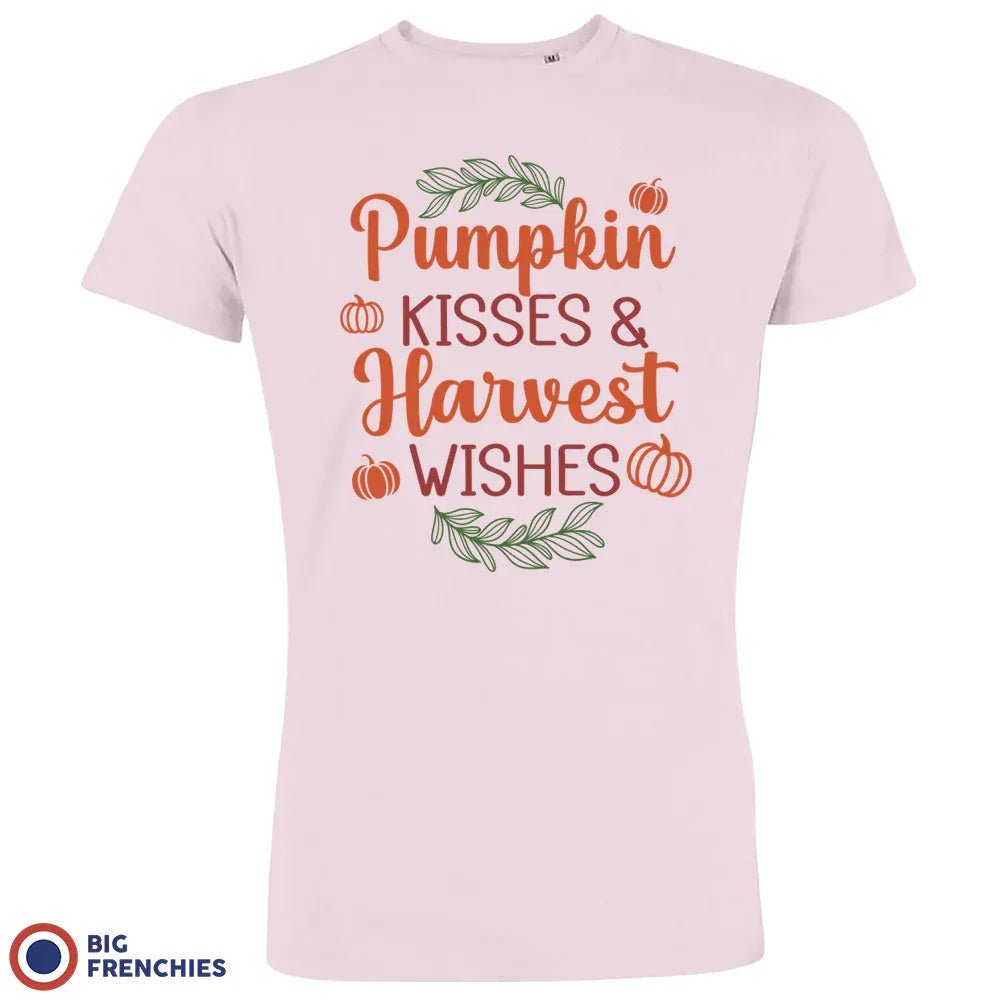 Pumpkin Kisses & Harvest Wishes Men's Organic Cotton Tee - Create Marketplace