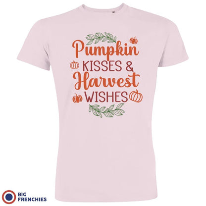 Pumpkin Kisses & Harvest Wishes Men's Organic Cotton Tee - Create Marketplace