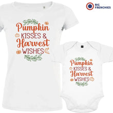 Pumpkin Kisses & Harvest Wishes Mom and Child Organic Cotton family Set (Set of 2) - Create Marketplace