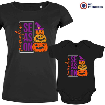 Pumpkin Season Mom and Child Organic Cotton family Set (Set of 2) - Create Marketplace