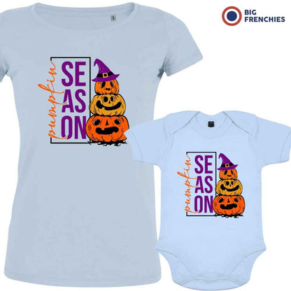 Pumpkin Season Mom and Child Organic Cotton family Set (Set of 2) - Create Marketplace