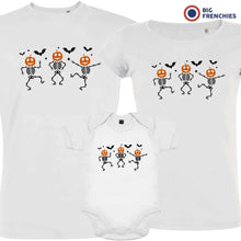 Pumpkin Skeleton Dance Halloween Matching Organic Cotton Family Set (Set of 3) - Create Marketplace