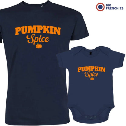 Pumpkin Spice Dad and Child Organic Cotton family Set (Set of 2) - Create Marketplace