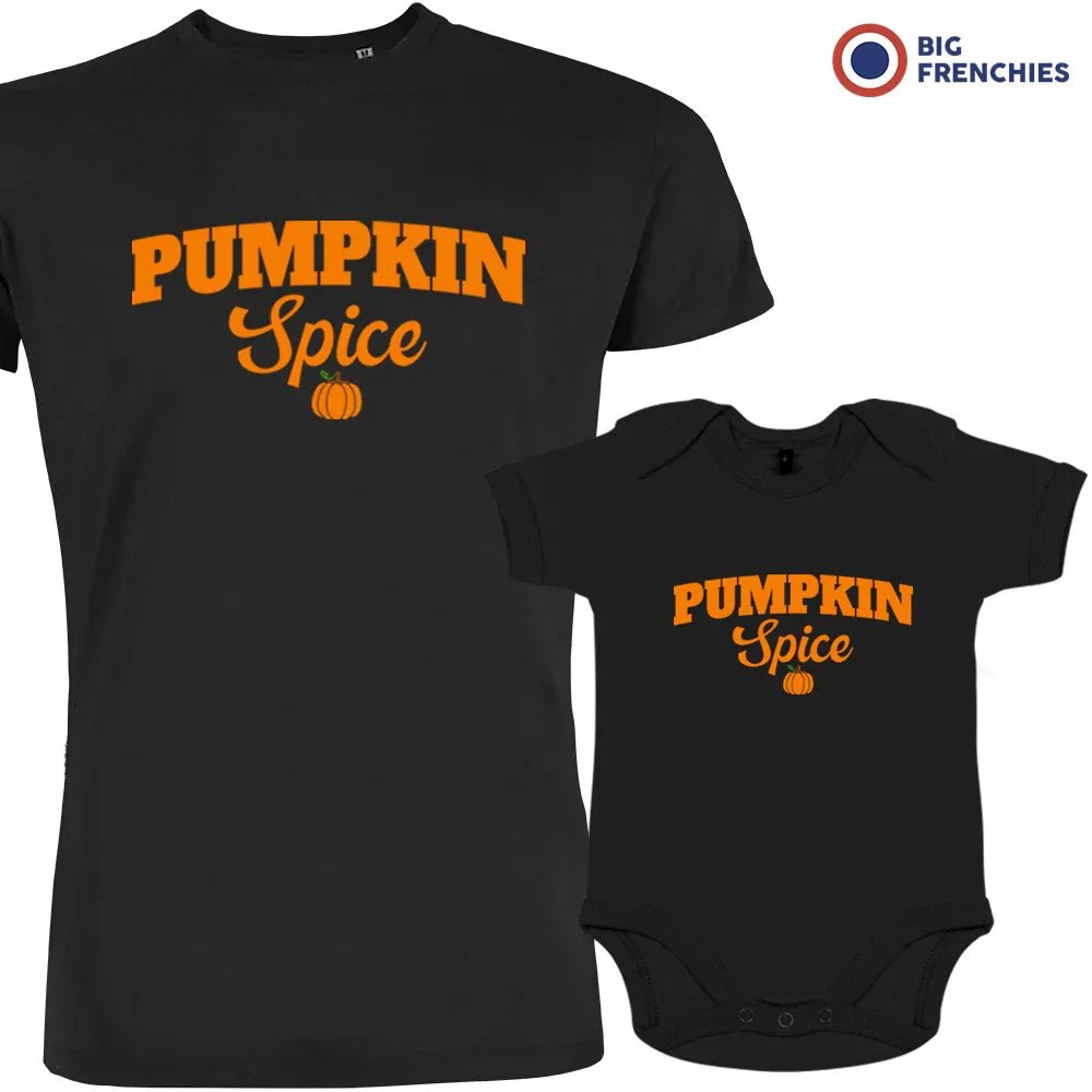 Pumpkin Spice Dad and Child Organic Cotton family Set (Set of 2) - Create Marketplace
