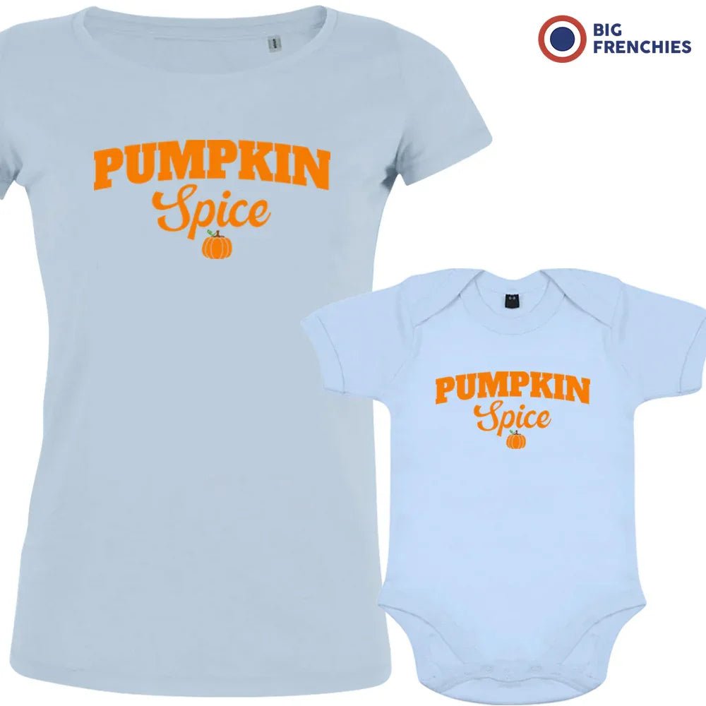 Pumpkin Spice Mom and Child Organic Cotton family Set (Set of 2) - Create Marketplace