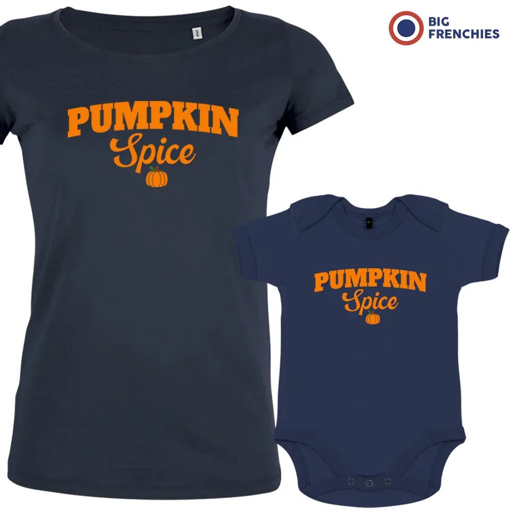 Pumpkin Spice Mom and Child Organic Cotton family Set (Set of 2) - Create Marketplace