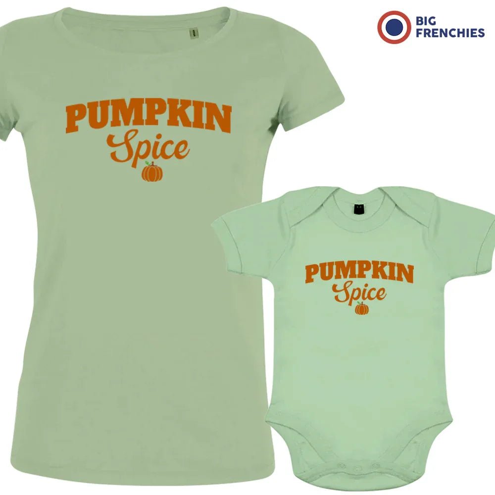 Pumpkin Spice Mom and Child Organic Cotton family Set (Set of 2) - Create Marketplace