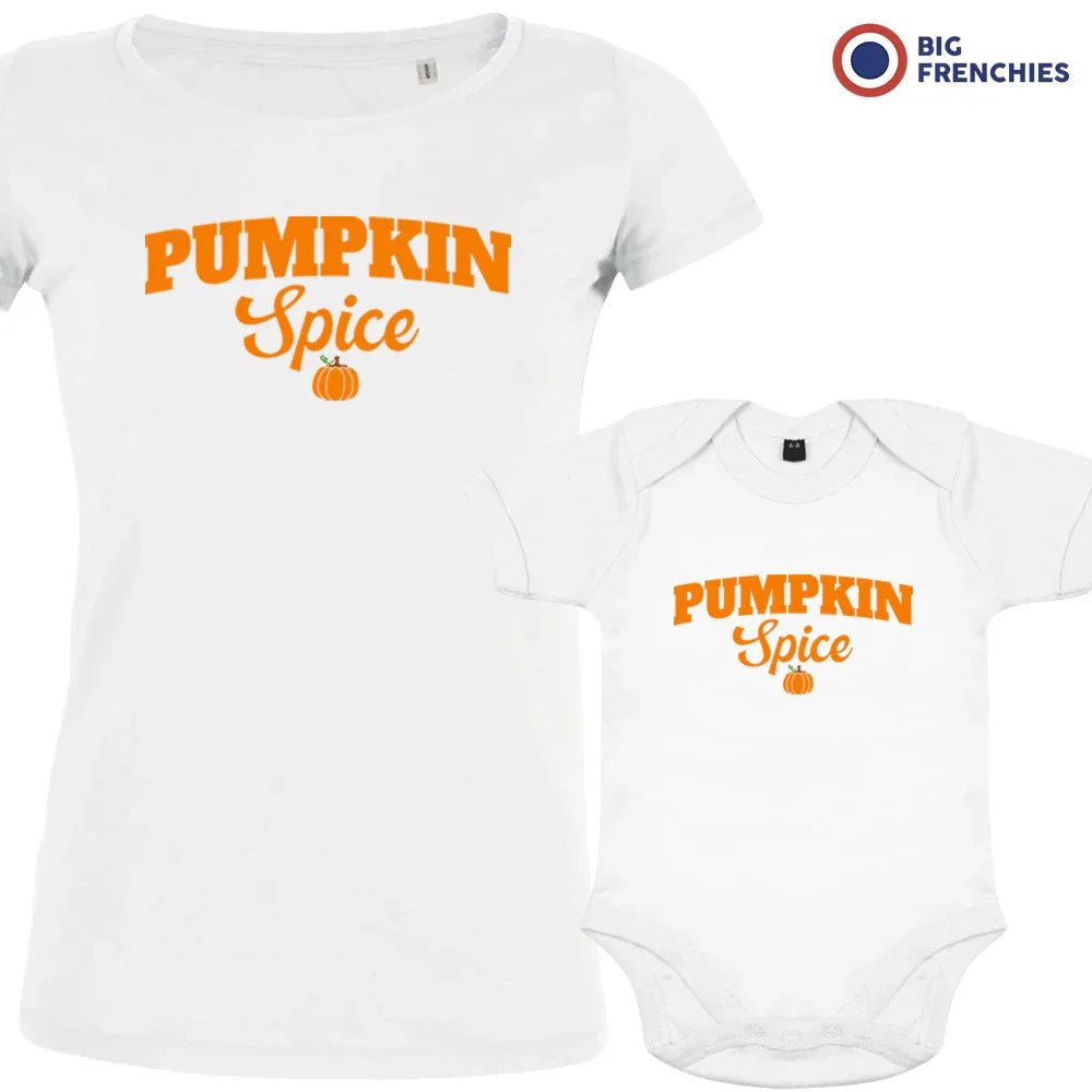Pumpkin Spice Mom and Child Organic Cotton family Set (Set of 2) - Create Marketplace