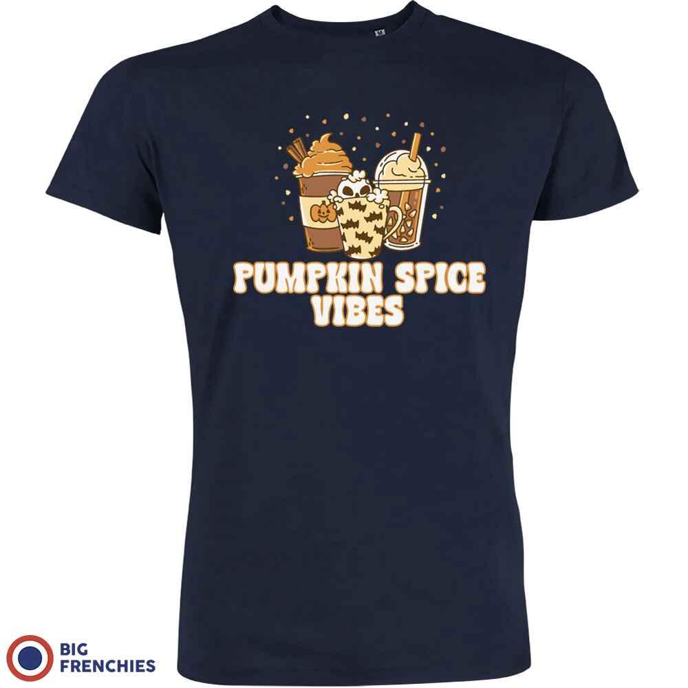 Pumpkin Spice Vibes Men's Organic Cotton Tee - Create Marketplace