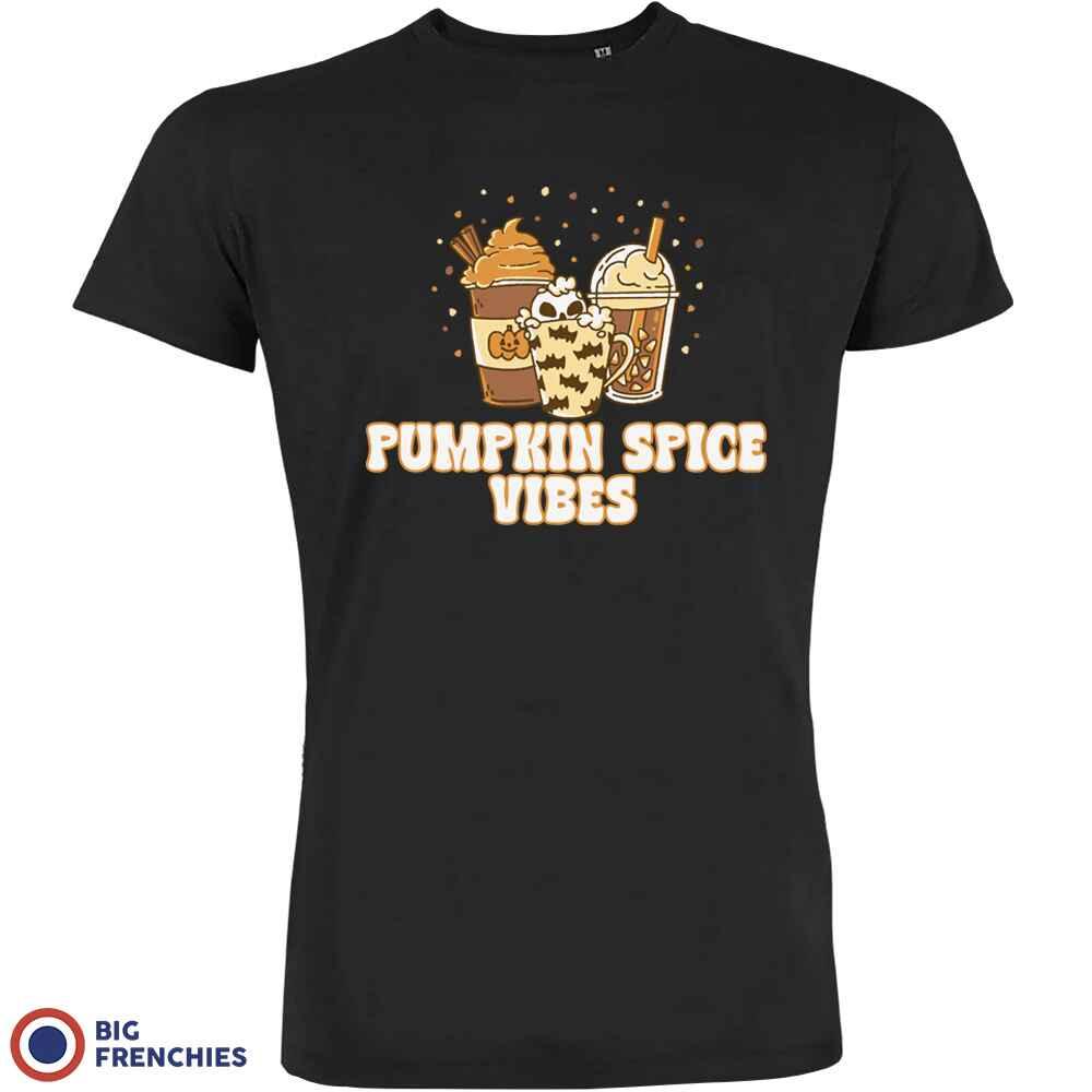 Pumpkin Spice Vibes Men's Organic Cotton Tee - Create Marketplace