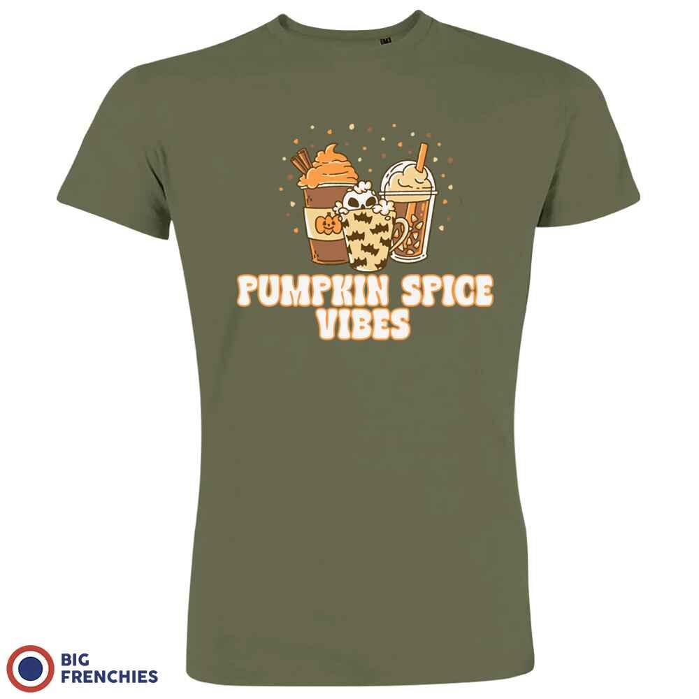 Pumpkin Spice Vibes Men's Organic Cotton Tee - Create Marketplace
