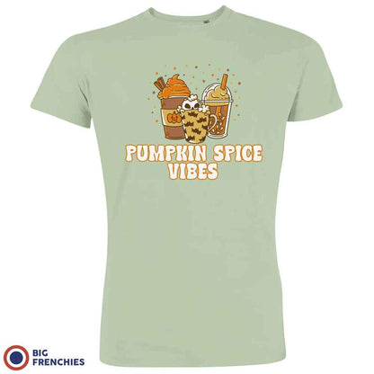 Pumpkin Spice Vibes Men's Organic Cotton Tee - Create Marketplace