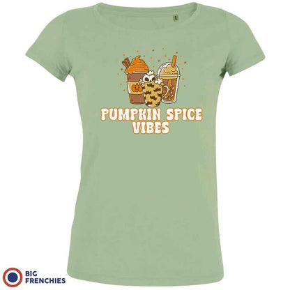 Pumpkin Spice Vibes Women's Organic Cotton Tee - Create Marketplace