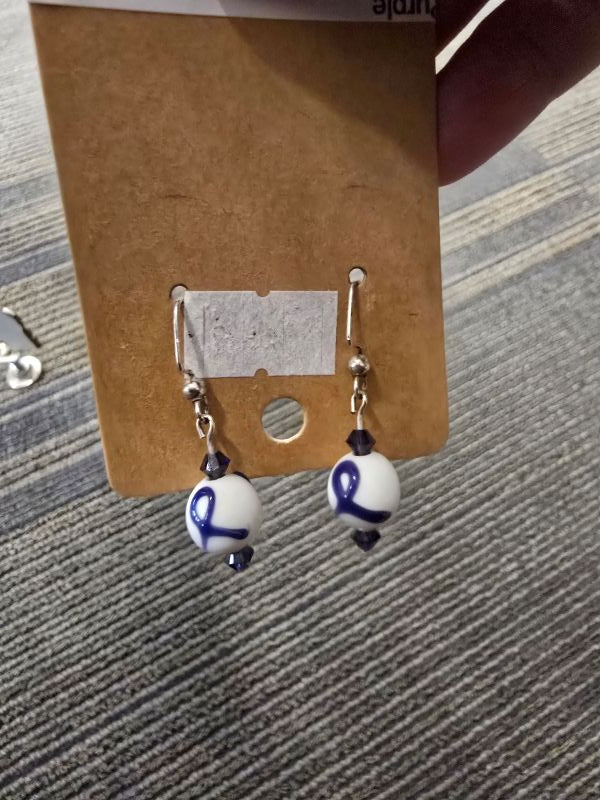 Purple Awareness Ribbon Earrings - Create Marketplace