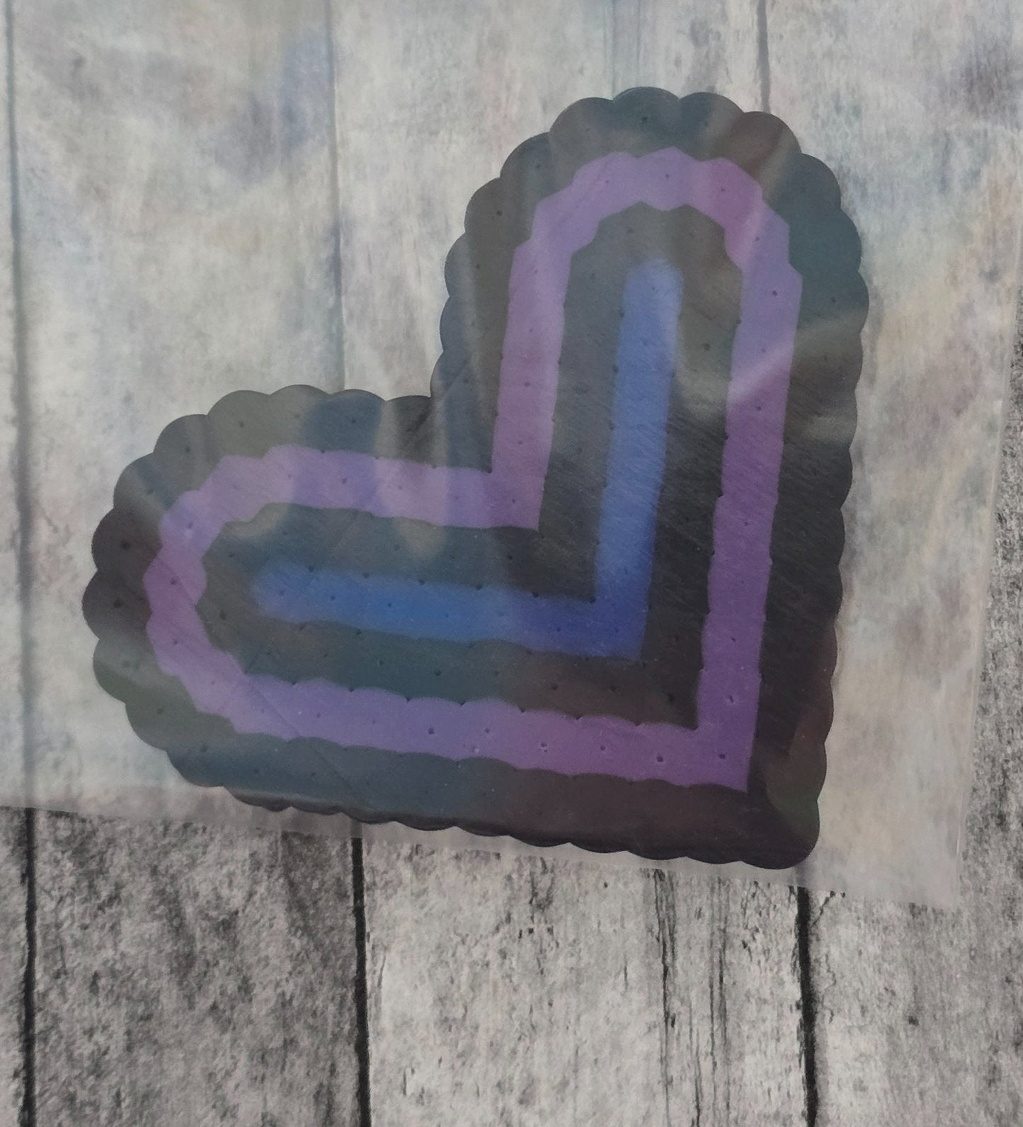 Purple/blue heart - made by kid Sam - Create Marketplace