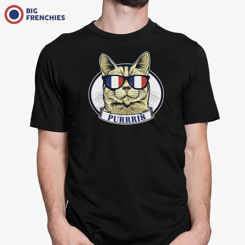 Purrris French Cat Men's Organic Cotton Tee - Create Marketplace
