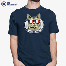 Purrris French Cat Men's Organic Cotton Tee - Create Marketplace
