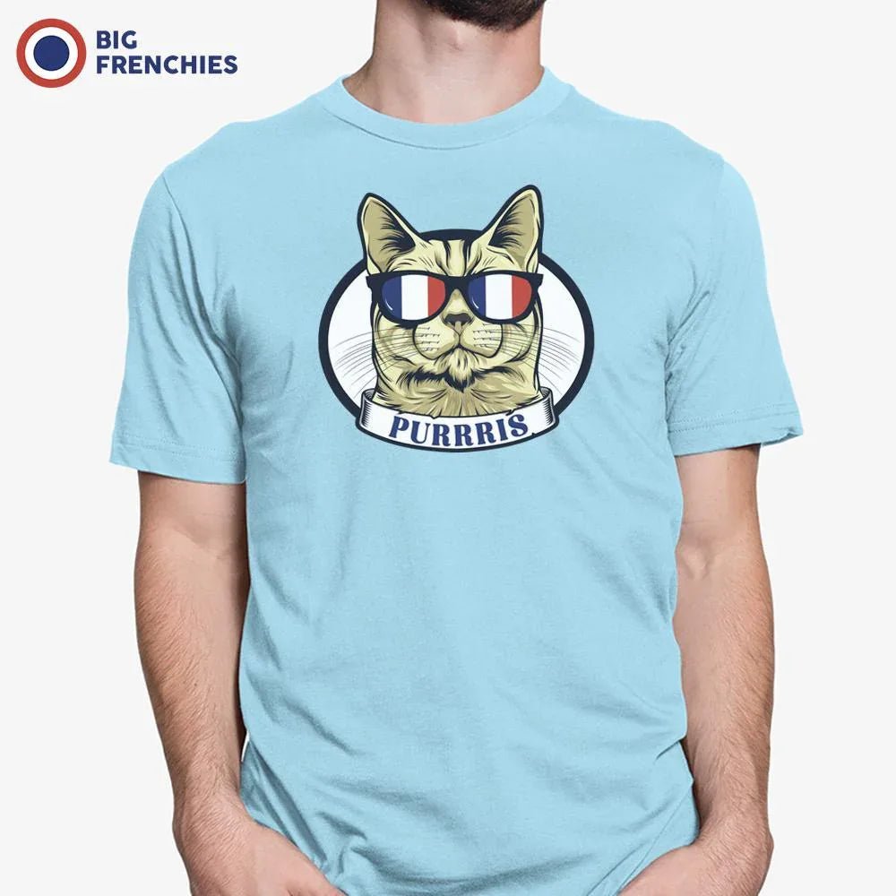 Purrris French Cat Men's Organic Cotton Tee - Create Marketplace