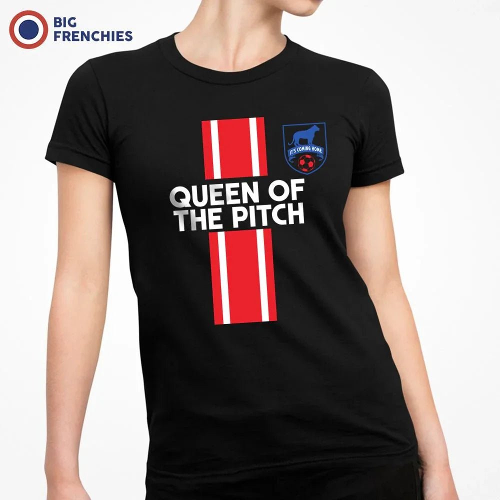 Queen Of The Pitch Women's Organic Cotton Tee - Create Marketplace
