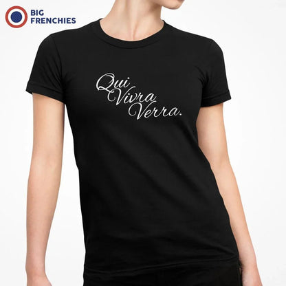 Qui Vivra Verra Women's Organic Cotton Tee - Create Marketplace