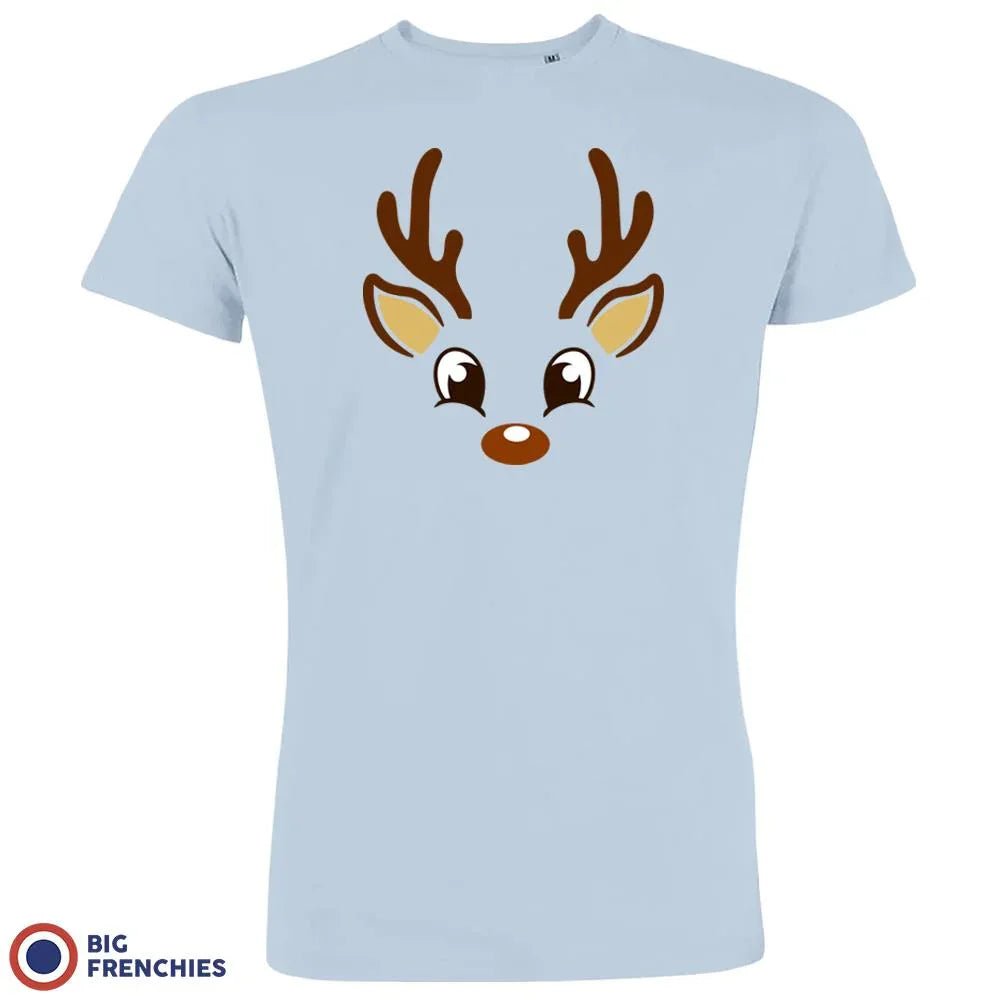 Reindeer Christmas Men's Organic Cotton Tee - Create Marketplace