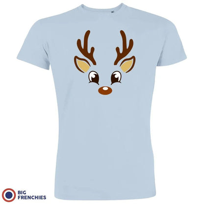 Reindeer Christmas Men's Organic Cotton Tee - Create Marketplace