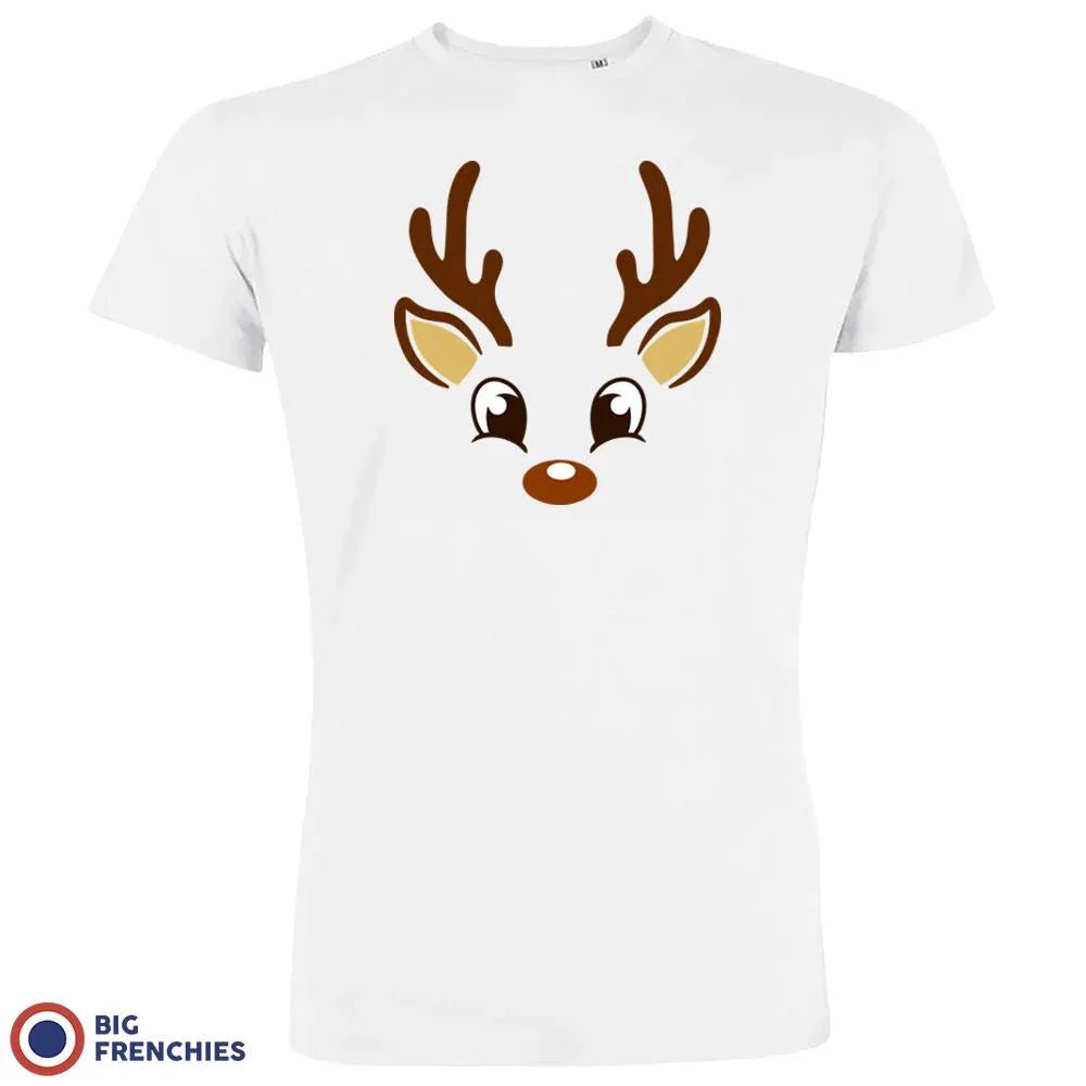 Reindeer Christmas Men's Organic Cotton Tee - Create Marketplace