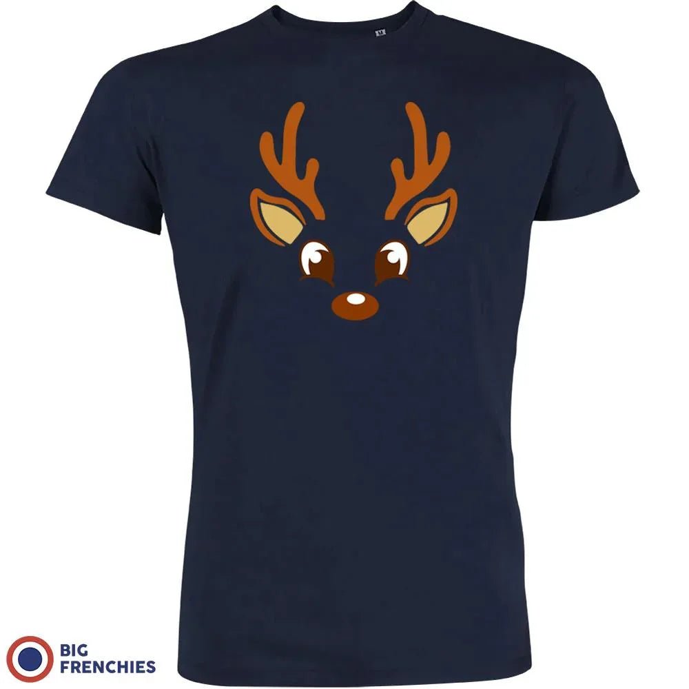 Reindeer Christmas Men's Organic Cotton Tee - Create Marketplace