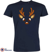 Reindeer Christmas Men's Organic Cotton Tee - Create Marketplace