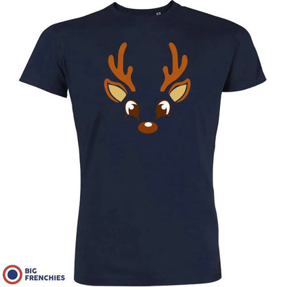Reindeer Christmas Men's Organic Cotton Tee - Create Marketplace