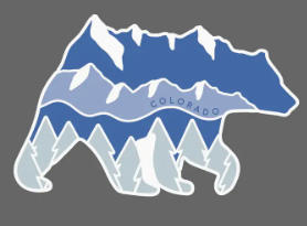Jagged Bear Sticker