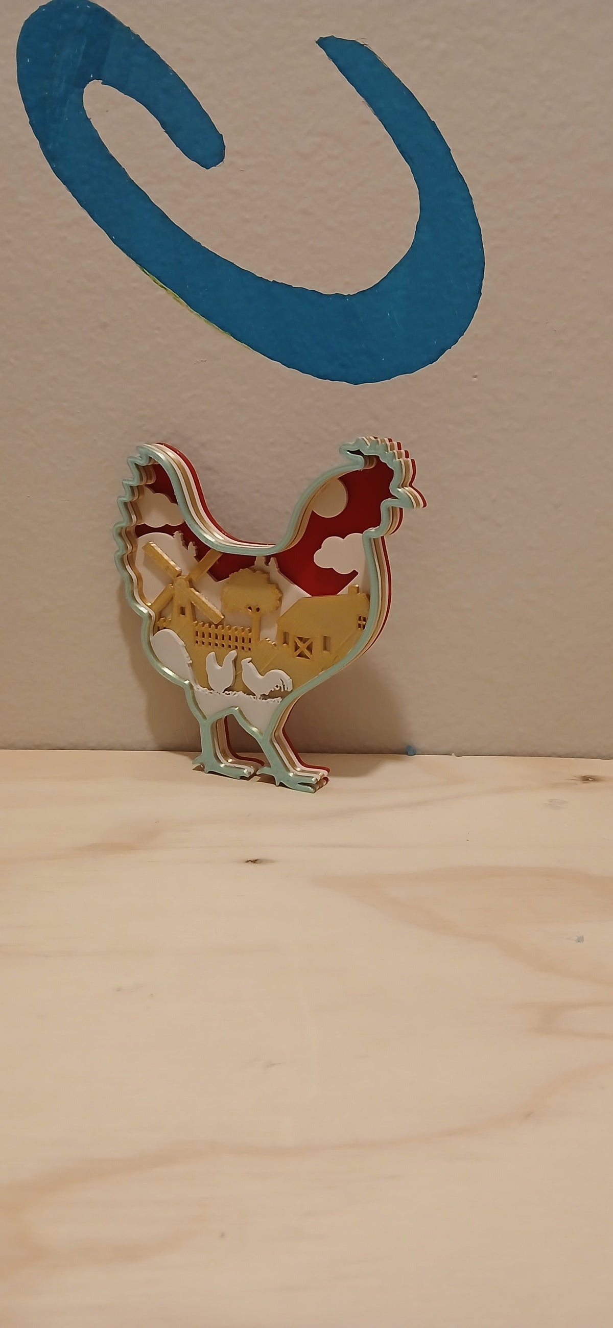 3d printed Layered Display