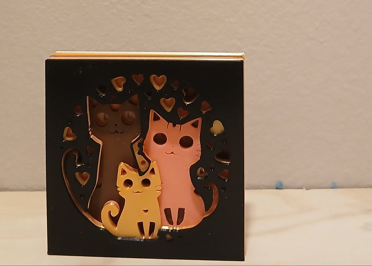 3d printed Layered Display